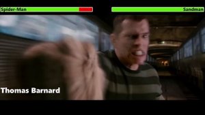 Spider-Man vs. Sandman (Subway Fight) with healthbars