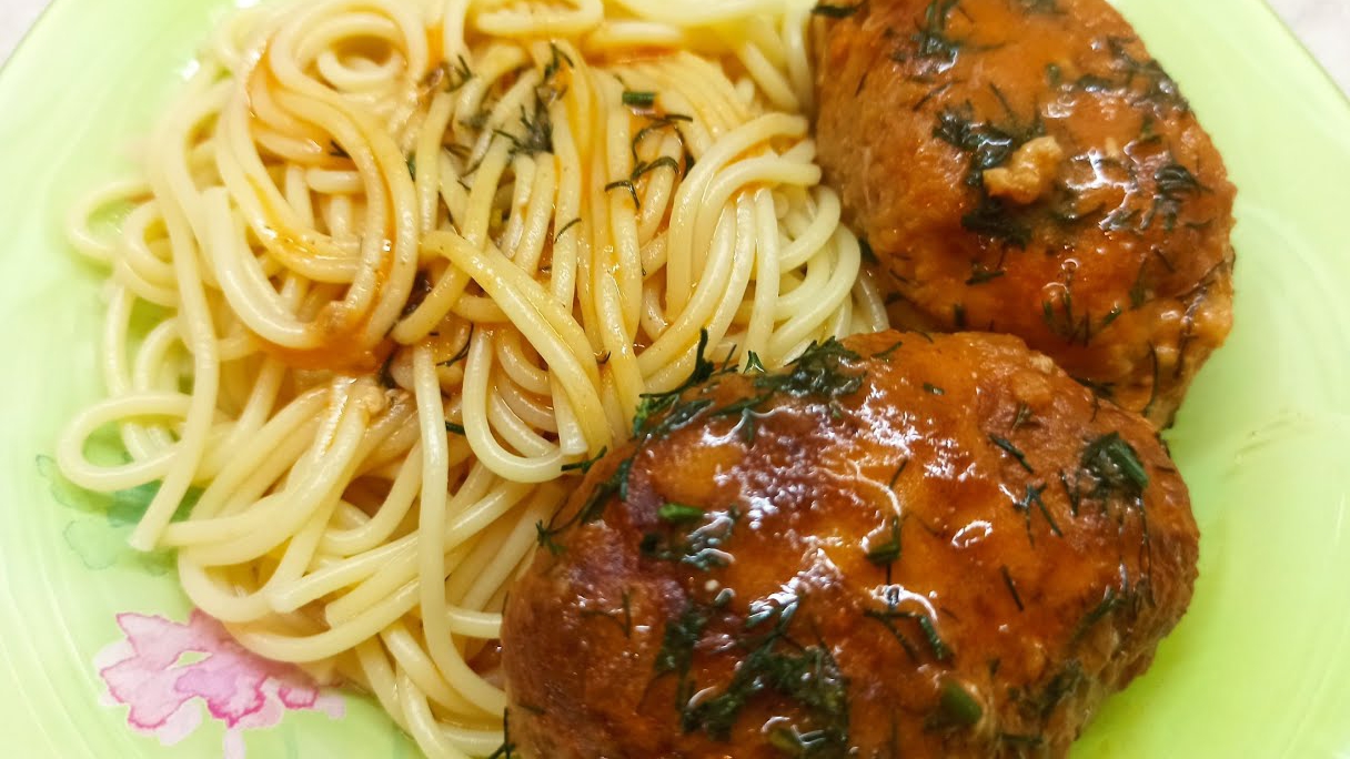 котлеты с подливой,просто и вкусно!