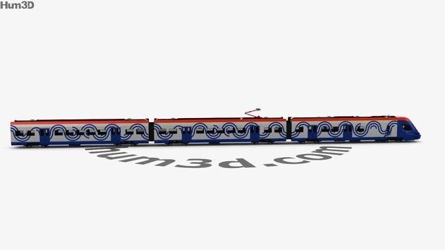Ivolga Train EG2Tv 3D Model By 3DModels.org