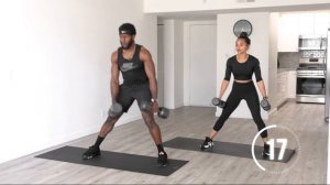 15 Minute Lower Body Dumbbell Workout (For All Fitness Levels)