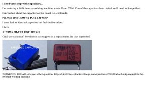 Change Pilkor MKP 10nF with WIMA MKP 10 10nF Capacitor