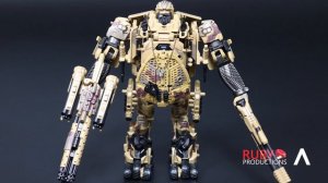Desert Hound Transformers Movie Series WeiJiang M02 Black Apple Truck Robot Toys (Stop motion)
