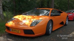 Orange Lamborghini Murciélago 6.2L V12 sound - accelerations; 1080p HD