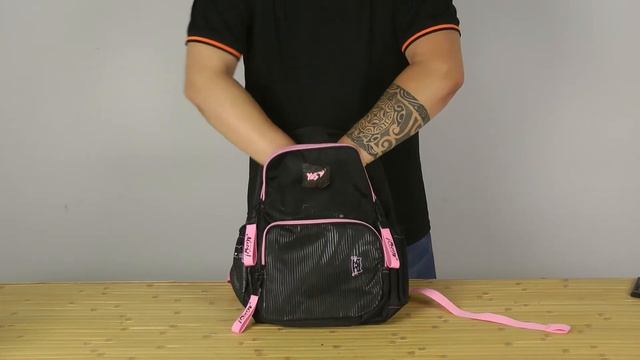 Розпаковка YES T-104 Cats черный для девочек 15 л (556312) смотреть онлайн