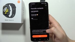 How to Add Contacts to Redmi Watch 4?