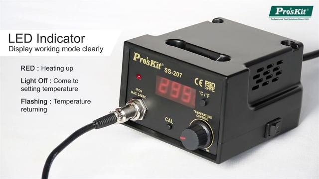 Pro'sKit SS-206 / SS -207 Temperature Controlled Soldering Station