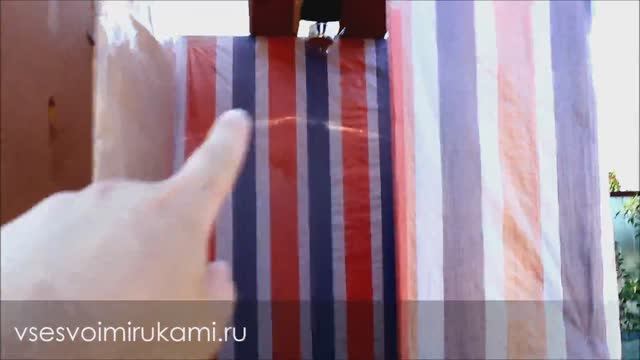 Временный летний душ на стройке своими руками.