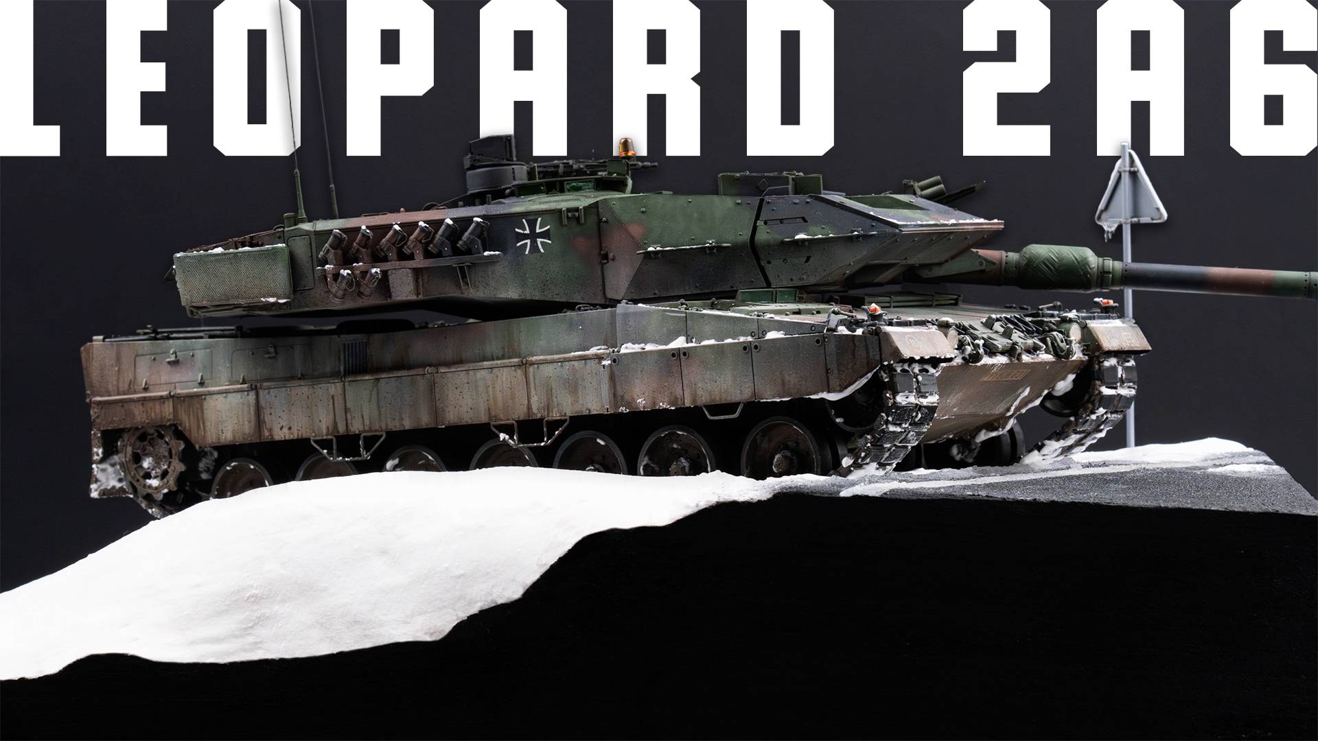 Финал проекта! | RFM Leopard 2A6 1/35 winter diorama final!