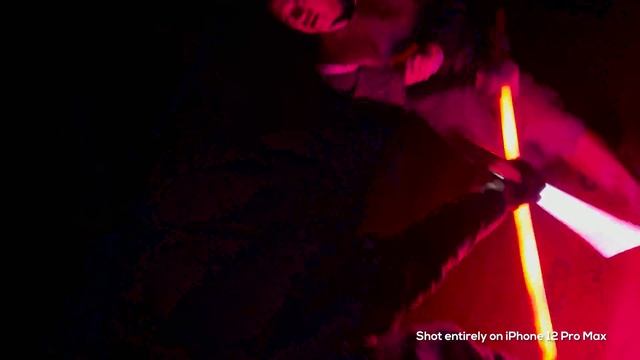 iPhone 12 Pro Max Low-Light Test With LIGHTSABERS! (60FPS)