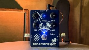 Caline CP-45 Pressure Point Bass Compressor demo
