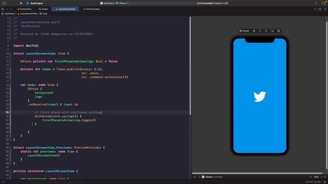 SwiftUI Twitter Launch Screen & Launch Screen In SwiftUI (SwiftUI Twitter Animation) смотреть онлайн