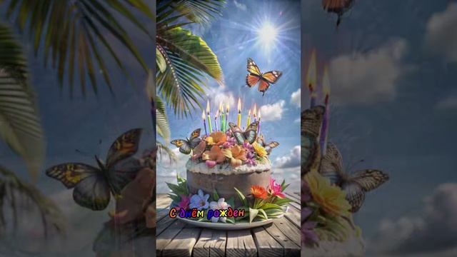 Венера, с днём рождения! Красивая Видео Открытка Бесплатно #сднемрождения #венера