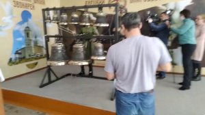 Звон Юлии Бобровой на открытии школы звонарей "Елецкий благовест"
