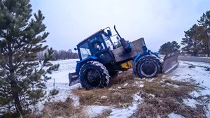 Мтз 82.1. Готовим Дорогу К Зиме К Снегопадам И Метелям