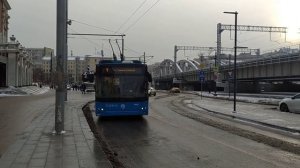 "Эксклюзив!" Троллейбус СВАРЗ-МАЗ-6275 №9802 маршрутом №Т в Москве