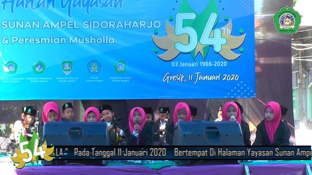 Dauni versi sholawat Habsyi MI Sunan Ampel смотреть онлайн