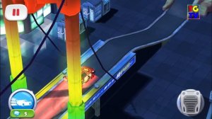 Cars Lightning McQueen NEON Unlocked vs Holley (Yokoza Track) Fast as Lightning NEON RACING!