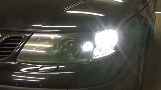 Saab 9-5 2005 . Bi led + Solar Pro смотреть онлайн
