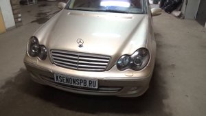 Mercedes-Benz C-klasse II (W203) Ретрофит фар + ремонт блока CAM
