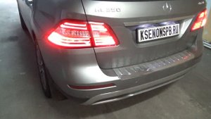 Mercedes-Benz M-klasse III (W166)+ HPL backfire micro и ремонт задних фонарей