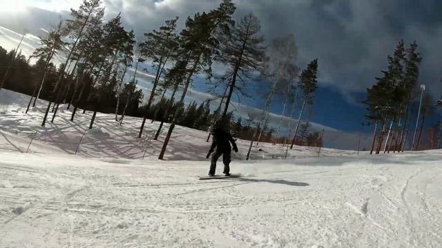Short Radius Skidded Turns (snowboard) Повороты малого радиуса с проскальзыванием (дрифт повороты)