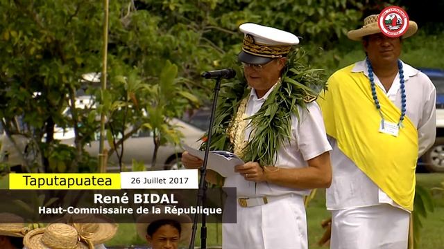 DISCOURS RENE BIDAL A TAPUTAPUATEA смотреть онлайн