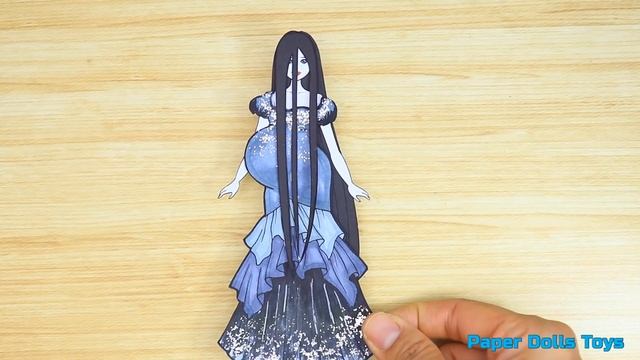 [DIY] Paper Dolls Angel Baby OR Zombie Baby? Very Beautiful Dresses Handmade Papercrafts смотреть онлайн