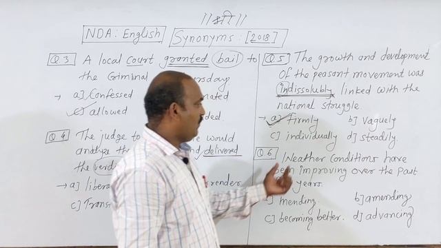 NDA (National Defence Academy) | Synonyms | Part-2