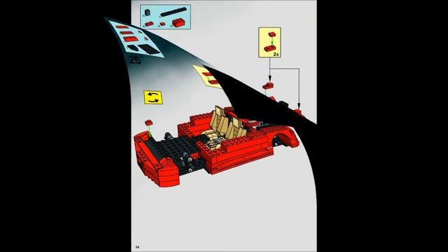 8671 LEGO Ferrari F430 Spider (Instruction Booklet) смотреть онлайн