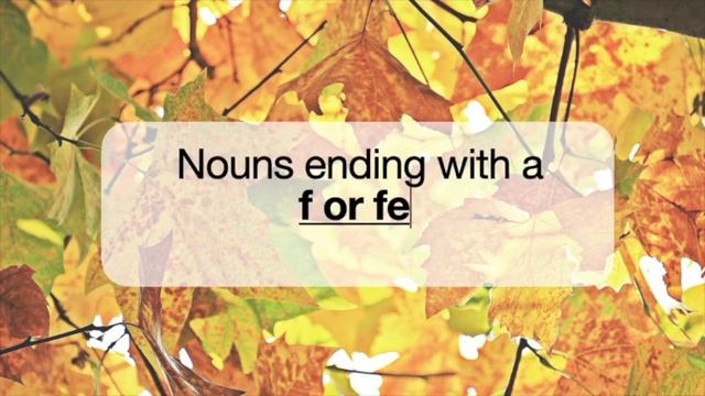Singular and Plural Nouns - Learn English Grammar and Vocabulary