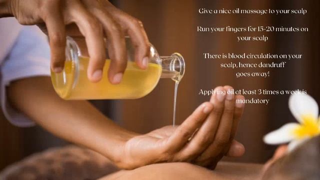 Suffering from Dandruff problem? Here is a home remedy to treat your dandruff & promote hair growth