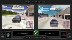Driver (Pc vs Playstation) Side by Side Comparison