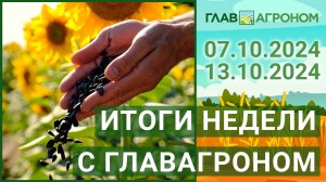 Итоги недели с ГлавАгроном. 07.10.2024 - 13.10.2024