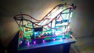 LEGO Creator 10261 Американские горки + Power Functions + Led Lighting Kit (YEABRICKS)