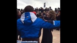 World Champ 2016 Magomed Kurbanaliev Celebration Lezginka Dance | RIWUS