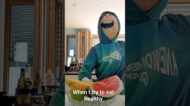 When I try to eat healthy. #relatable смотреть онлайн