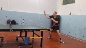 тренировка игры по  сильной подрезке с роботом