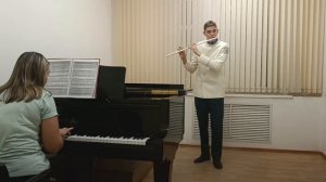 Коняхин Пётр, 16 лет - Г. Гендель Соната для флейты №1 e-moll 1 и 2 части