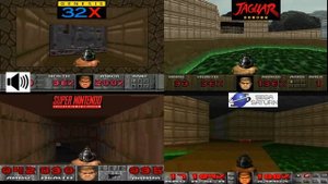 DOOM 32X vs JAGUAR Vs Snes VS Saturn Console VS Console