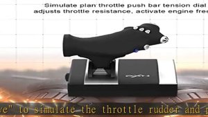 PXN-2119Pro Flight Simulator Controls - PC Joystick with Vibration Feedback for Realistic Gaming Ex