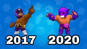 Brawl stars - Brawl stars EVOLUTION 2017 vs 2020 | OLD vs NEW BRAWLERS REMODELS !
