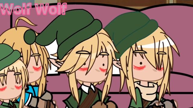 Links being kidnapped by Dark Link-