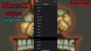 Iphone X original ringtones // 4K // APPLE RINGTONES