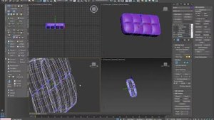 Уроки 3ds Max. Моделирование дивана с нуля Часть 4 (моделирование приспинных подушек)