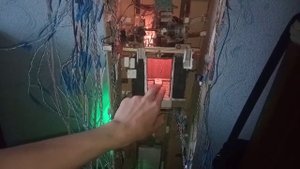 Макет пассажирского лифта. Реверс дверей