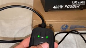experiment with dry moisture 400w FOGGER