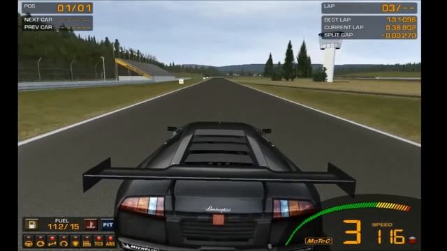 Hot Lapping - GTR2 - Lamborghini Murcielago R-GT смотреть онлайн