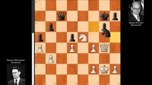 Победа Ботвинника над Бронштейном, 7-я партия матча на первенство мира 1951 года, Москва.