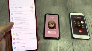 Incoming Call Samsung S20+ vs iPhone 11 vs iPhone 8Plus and outgoing Call