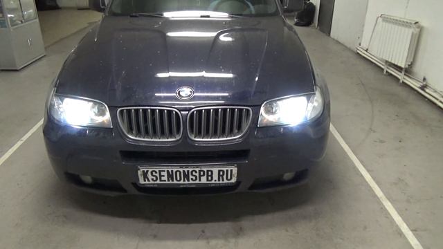 BMW X3 E83 Bi led AOZOOM A4 вместо штатного ксенона смотреть онлайн